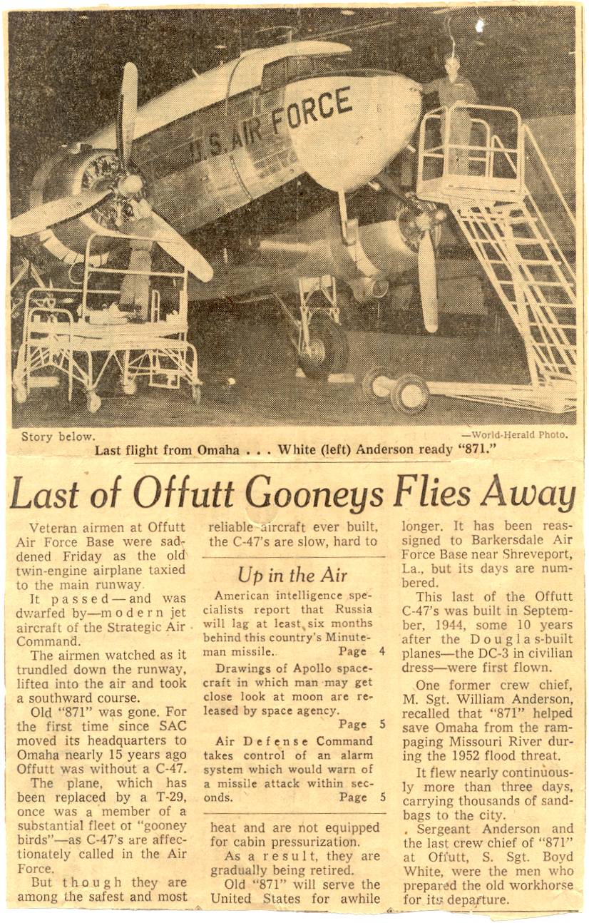 This is the one I flew on ... from late 1977 to early 1962