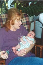 Grammie likes to coddle Matthew
