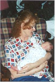 Grammie coddling Timothy
